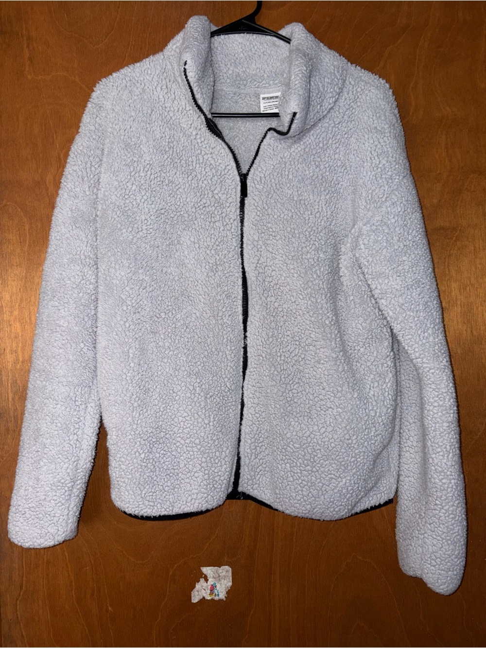 Cozy Women's Light Gray Sherpa Jacket - Victoria Secret PINK